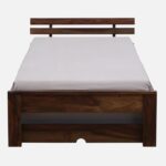 Eosmo Sage Single Bed With Box Storage In Walnut Finish - Image 2