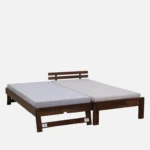 Eosmo Sage Single Bed With Box Storage In Walnut Finish - Image 3
