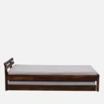 Eosmo Sage Single Bed With Box Storage In Walnut Finish - Image 5