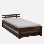 Eosmo Sage Single Bed With Box Storage In Walnut Finish - Image 9