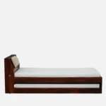 Weto Single Bed in Wenge Finish with Box Storage - Image 8