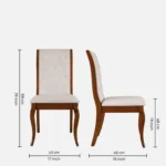 Sang Solid Wood Dining Chairs  (SET OF 2) - Image 13