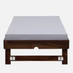 Denvio Wooden Single Bed in Dark Wenge Finish with Durable Build - Image 5
