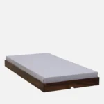 Denvio Wooden Single Bed in Dark Wenge Finish with Durable Build - Image 12