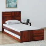 Grlina Wooden Single Bed in Warm Honey Oak Finish