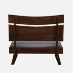 Senviro Solid Wood Single Bed with Elegant Headboard Design - Image 6