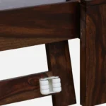 Oelmora Solid Wood Single Bed with Minimalist Design and Smooth Finish - Image 4