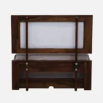 Oelmora Solid Wood Single Bed with Minimalist Design and Smooth Finish - Image 12