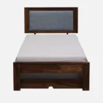 Oelmora Solid Wood Single Bed with Minimalist Design and Smooth Finish - Image 13