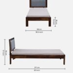 Eimvora Solid Wood Single Bed in Warm Natural Tone - Image 3