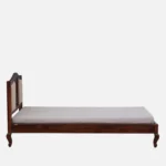 Trivona Solid Wood Single Bed with Natural Grain Texture - Image 9