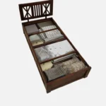 Iarthvia Solid Wood Single Bed in Raw Natural Finish - Image 10