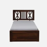 Iarthvia Solid Wood Single Bed in Raw Natural Finish - Image 9