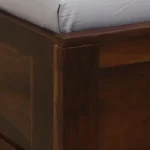 Iarthvia Solid Wood Single Bed in Raw Natural Finish - Image 11