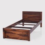 Vimbera Solid Wood Single Bed in Rustic Natural Tone - Image 2