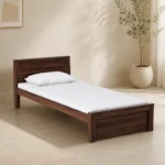 Norten Sheesham Wood Single Bed In Honey Oak Finish