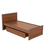 Huren Sheesham Wood Single Bed In Honey Oak Finish With Trundle - Image 3