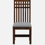 Sistel Sheesham Wood 4 Seater Dining Set In Scratch Resistant Provincial Teak Finish With Marble Top - Image 9