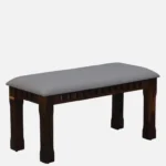 Sistel Sheesham Wood 4 Seater Dining Set In Scratch Resistant Provincial Teak Finish With Marble Top - Image 12