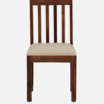 Forvyn Solid Wood 4 Seater Dining Set in Rich Organic Texture - Image 10