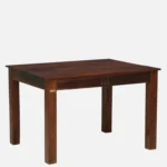 Forvyn Solid Wood 4 Seater Dining Set in Rich Organic Texture - Image 11