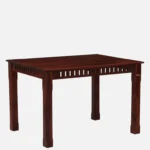 Gorvica Sheesham Wood Dining Set with Smooth Organic Finish - Image 7