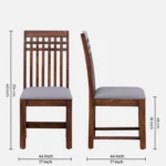 lolvira Solid Wood Dining Table in Pure Natural Essence Finish - Image 5