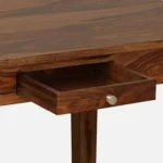 Aenvira Solid Sheesham Wood 4 Seater Dining Table Set in Elegant Natural Tone - Image 8
