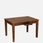 Aenvira Solid Sheesham Wood 4 Seater Dining Table Set in Elegant Natural Tone - Image 11