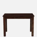 Norveth Solid Wood Dining Table in Deep Nature Tone - Image 6