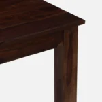 Norveth Solid Wood Dining Table in Deep Nature Tone - Image 8