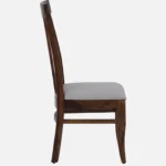 Norveth Solid Wood Dining Table in Deep Nature Tone - Image 10