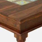 Uelvora Sheesham Wood Dining Set in Light Earth Finish - Image 2