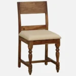 Uelvora Sheesham Wood Dining Set in Light Earth Finish - Image 6