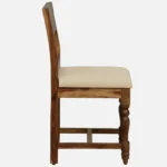 Uelvora Sheesham Wood Dining Set in Light Earth Finish - Image 7