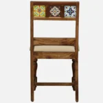 Uelvora Sheesham Wood Dining Set in Light Earth Finish - Image 9