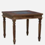 Beltrix Solid Wood Dining Table in Raw Nature Tone - Image 7