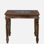 Beltrix Solid Wood Dining Table in Raw Nature Tone - Image 9