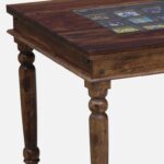 Turexa Solid Wood Dining Table in Natural Essence Finish - Image 3