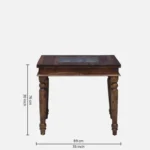 Turexa Solid Wood Dining Table in Natural Essence Finish - Image 4