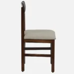 Anya Sheesham Wood Dining Chair In Scratch Resistant Provincial Teak Finish (SET OF 2) - Image 6