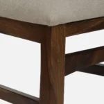 Anya Sheesham Wood Dining Chair In Scratch Resistant Provincial Teak Finish (SET OF 2) - Image 9