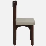 Aanya Wooden Dining Chair In Scratch Resistant Tubbaq Finish (SET OF 2) - Image 4