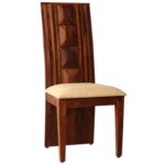 Room Sheesham Wood Dining Chairs in Honey Finish Set Of 2 - Image 4