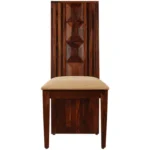 Room Sheesham Wood Dining Chairs in Honey Finish Set Of 2 - Image 5