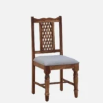 Trisa Sheesham Wood Dining Chairs in Scratch Resistant Honey Oak Finish (Set Of 2) - Image 6