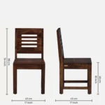 Tolmera Wooden Dining Table with Pure Grain Finish - Image 10