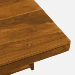 Oeltrona Sheesham Wood Dining Table Set in Warm Natural Tone with Smooth Finish - Image 7