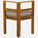 Oeltrona Sheesham Wood Dining Table Set in Warm Natural Tone with Smooth Finish - Image 8