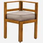 Oeltrona Sheesham Wood Dining Table Set in Warm Natural Tone with Smooth Finish - Image 9